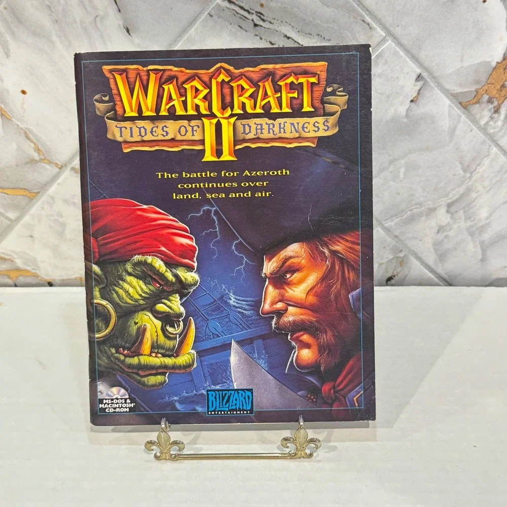 Warcraft II Tides of Darkness Original Manual Only Blizzard PC 1996